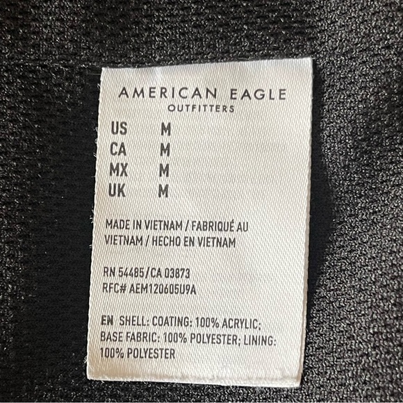 American Eagle Outfitters Men’s Houndstooth Plaid Windbreaker Jacket Size M - Picture 10 of 10